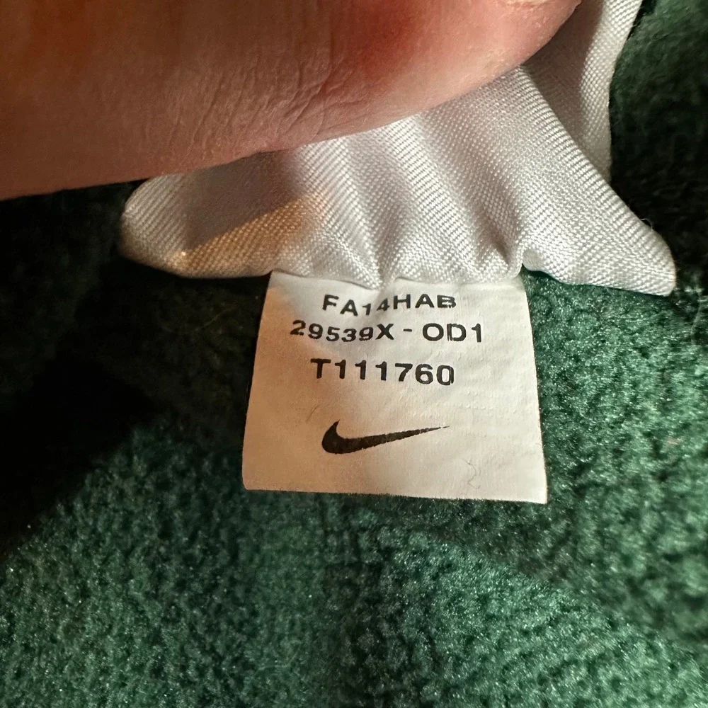 Nike Oregon Ducks Therma-FIT Hoodie Mens XL Green Yellow Pullover 29539X-OD1